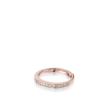 Load image into Gallery viewer, Women's 18 karat rose gold Affection Diamond Band
