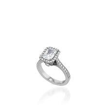 Load image into Gallery viewer, Satin Radiant White Gold Engagement Ring