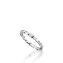 Load image into Gallery viewer, Women's 18 karat white gold Orion Diamond Stack Ring