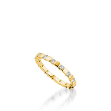 Load image into Gallery viewer, Women's 18 karat yellow gold Orion Diamond Stack Ring