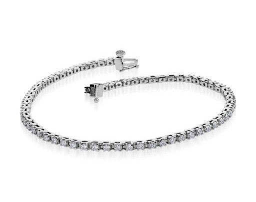2 carat lab grown diamond tennis bracelet classic jewelry