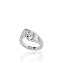Load image into Gallery viewer, Optica White Gold Engagement Ring