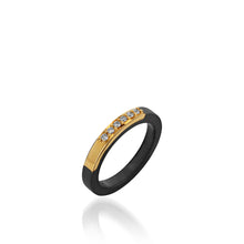 Load image into Gallery viewer, Duplex Pave Ring