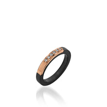 Load image into Gallery viewer, Duplex Pave Ring