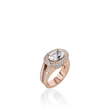 Load image into Gallery viewer, Florence Elite Yellow Gold Diamond Ring