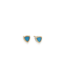 Load image into Gallery viewer, Arrivo Petite Trillion Stud Earrings
