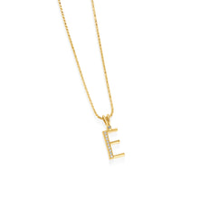 Load image into Gallery viewer, Initial Diamond Pendants Yellow Gold