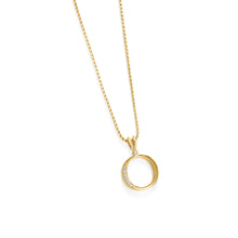Load image into Gallery viewer, Initial Diamond Pendants Yellow Gold