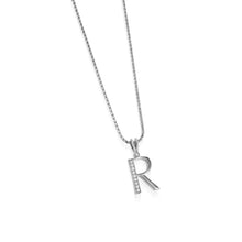 Load image into Gallery viewer, Initial Diamond Pendants White Gold