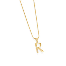 Load image into Gallery viewer, Initial Diamond Pendants Yellow Gold