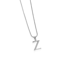 Load image into Gallery viewer, Initial Diamond Pendants White Gold