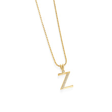 Load image into Gallery viewer, Initial Diamond Pendants Yellow Gold