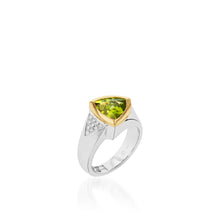 Load image into Gallery viewer, Signature Peridot and Diamond Ring