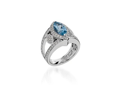 aquamarine engagement ring