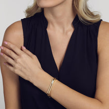 Load image into Gallery viewer, Lines Diamond Hinged Bracelet