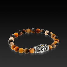 Load image into Gallery viewer, Matrix Tiger's Eye Bead Bracelet