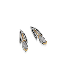 Load image into Gallery viewer, Elixir Dangle Pave Diamond Earrings