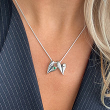 Load image into Gallery viewer, Endearment Small Birthstone Heart Pendant