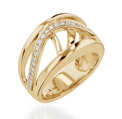 gold statement ring