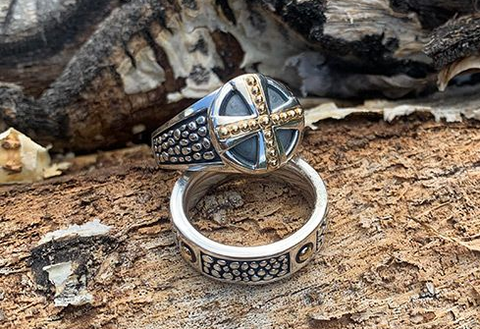 men's valentine's day rings by John Atencio