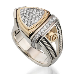 Diamond statement ring
